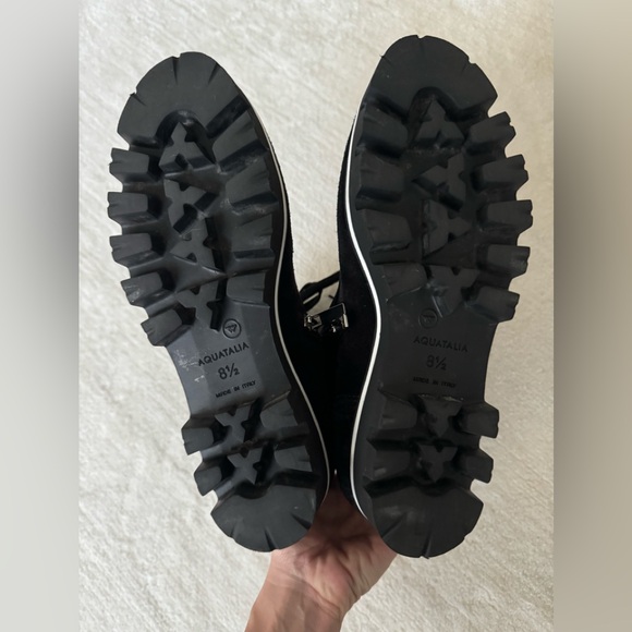 Aquatalia Corduroy Suede Ankle Boots - Picture 6 of 6